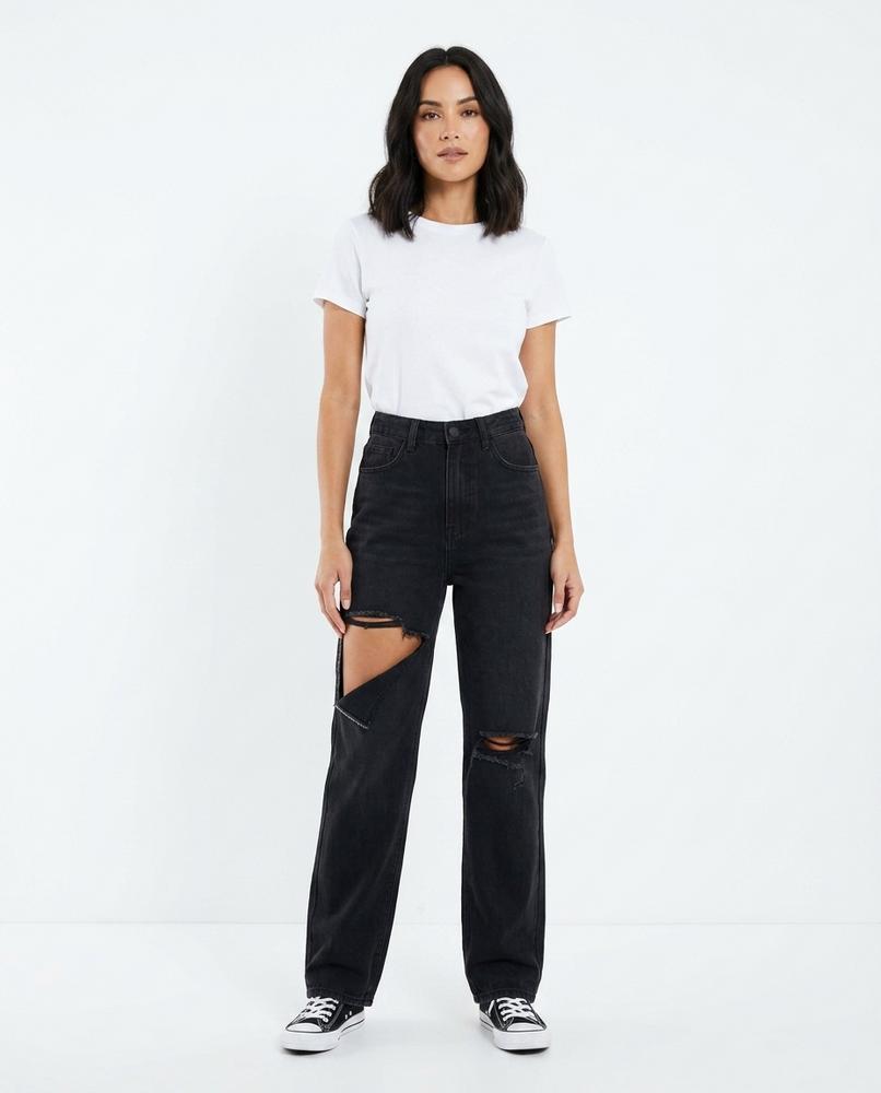 Heidi Outlet - Zalen | Gerissene Weit Geschnittene Hose Damen
