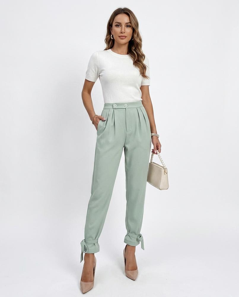 Heidi Outlet - Nolom | Plissiert Geschnürt Hose Damen