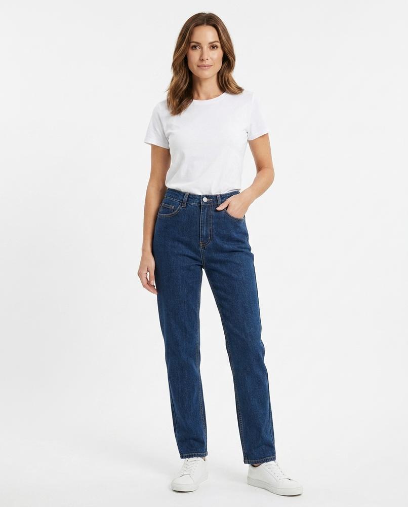 Heidi Outlet - Tilen | Gerade geschnittene Baumwoll Hose Damen