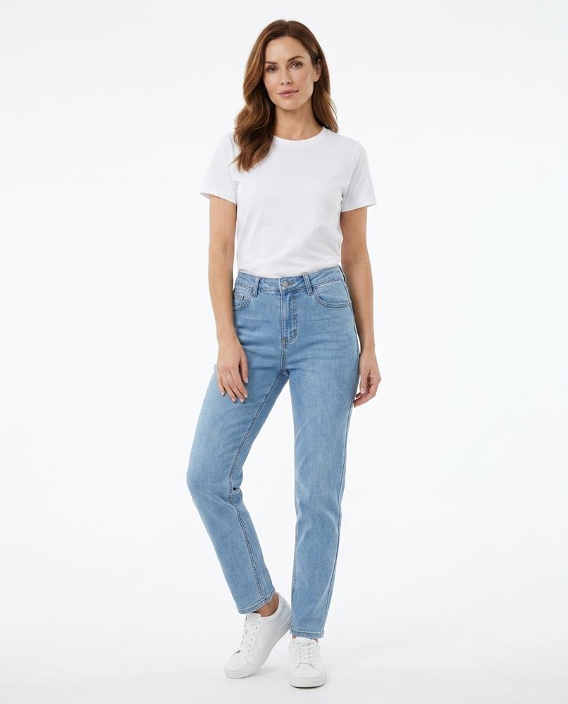 Heidi Outlet - Tilen | Gerade geschnittene Baumwoll Hose Damen
