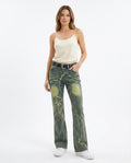 Heidi Outlet - Rakar | Ausgestellte Bedruckte Hose Damen