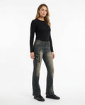 Heidi Outlet - Vimar | Ausgestellte Verwaschene Hose Damen