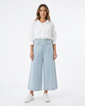 Heidi Outlet - Lomel | Hoch Taillierte Weit Geschnittene Hose Damen