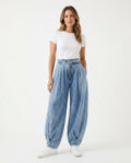 Heidi Outlet - Vasil | Weit Geschnitten Denim Hose Damen