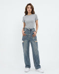Heidi Outlet - Yonal | Zerrissene Locker Geschnittene Hose Unisex