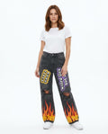 Heidi Outlet - Comer | Weit Geschnittene Bedruckte Hose Unisex