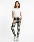 Heidi Outlet - Velen | Karierte Enganliegende Hose Damen