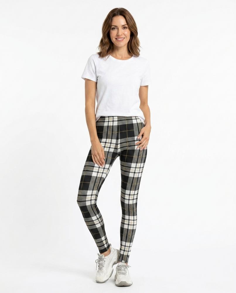 Heidi Outlet - Velen | Karierte Enganliegende Hose Damen