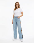 Heidi Outlet - Elran | Ausgeschnittene Weite Hose Damen