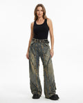 Heidi Outlet - Nimor | Weit Geschnittene Zerrissene Hose Unisex