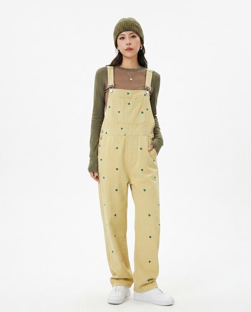 Heidi Outlet - Zedan | Bestickte Baumwoll Hose Damen