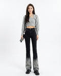 Heidi Outlet - Neron | Farbverlaufende Ausgestellte Hose Damen
