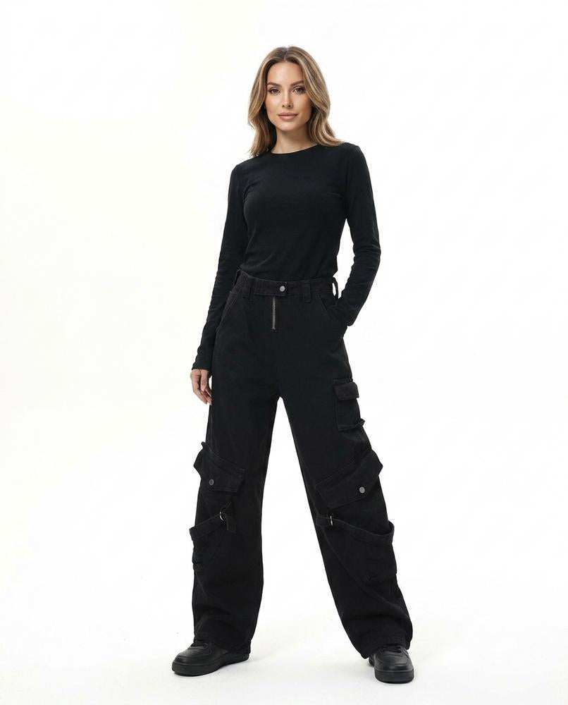 Heidi Outlet - Nenav | Weit geschnittene Baumwoll Hose Unisex