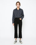 Heidi Outlet - Lymer | Gerade Geschnittene Gefranste Hose Unisex