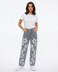 Heidi Outlet - Zator | Gemusterte Gerade Geschnittene Hose Unisex