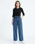 Heidi Outlet - Zeren | Weit Geschnittene Baumwoll Hose Damen
