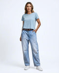 Heidi Outlet - Zenor | Gerade Geschnittene Baumwoll Hose Damen