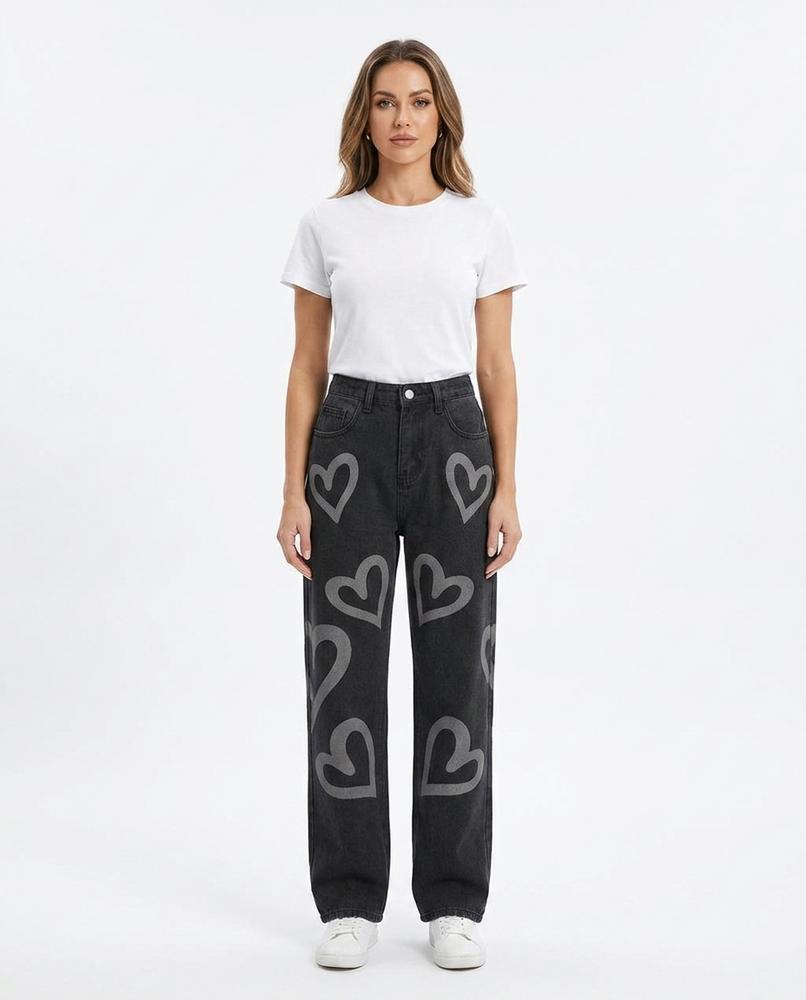 Heidi Outlet - Rotor | Gerade Geschnittene Baumwoll Hose Damen