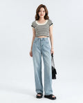 Heidi Outlet - Yolar | Weit Geschnittene Denim Hose Damen