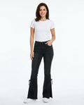 Heidi Outlet - Tahal | Ausgestellte Geschnürte Hose Damen