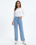 Heidi Outlet - Elnal | Gerade Geschnittene Hose Damen