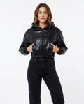 Heidi Outlet - Tamel | Kurzgeschnittene Kunstleder Jacke Damen