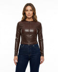 Heidi Outlet - Yovan | Figurbetont Glänzend Top Damen