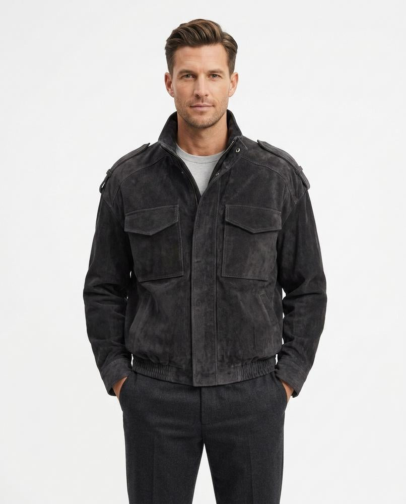 Heidi Outlet - Tamin | Rauleder Stehkragen Jacke Herren