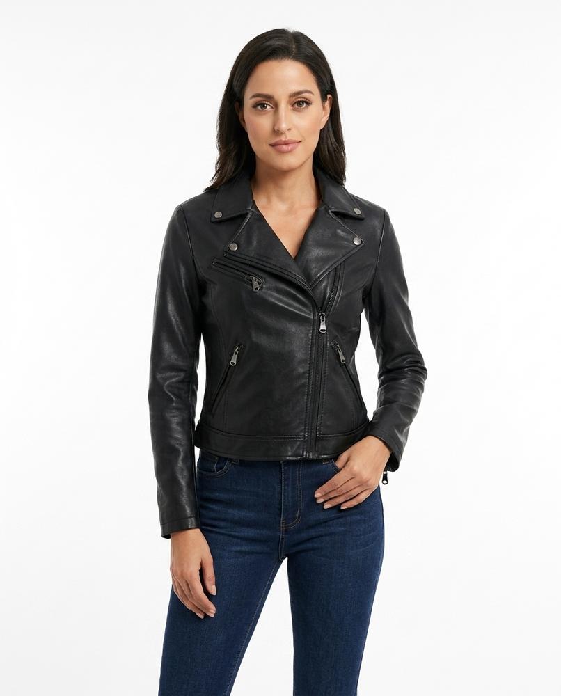 Heidi Outlet - Kalin | Taillierte Asymmetrische Jacke Damen