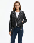 Heidi Outlet - Altal | Strukturierte Lederoptik Jacke Damen