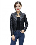Heidi Outlet - Rolev | Lederoptik Tailliert Jacke Damen