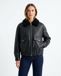 Heidi Outlet - Valan | Gefütterte Kunstleder Jacke Unisex
