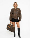 Heidi Outlet - Letal | Used-Look Oversized Jacke Damen