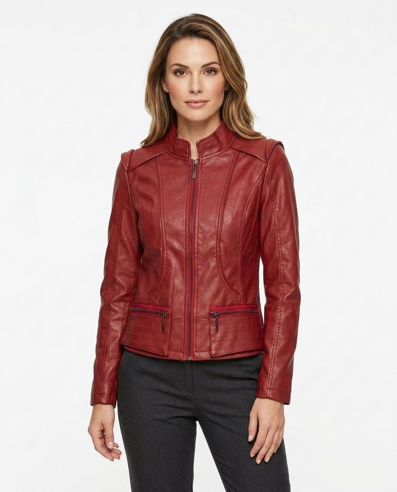 Heidi Outlet - Zazan | Tailliert Glatt Jacke Damen