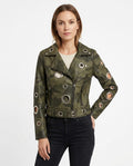 Heidi Outlet - Selom | Ösenbesetzte Gemusterte Jacke Damen