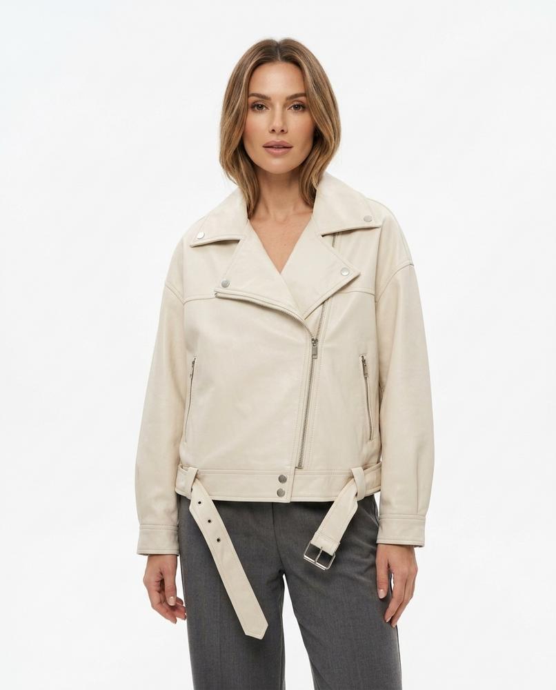 Heidi Outlet - Kevan | Asymmetrisch Gegürtet Jacke Damen