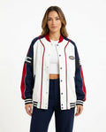 Heidi Outlet - Kaven | Mehrfarbige Weit Geschnittene Jacke Unisex