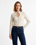 Heidi Outlet - Maven | Tailliert Langärmlig Jacke Damen