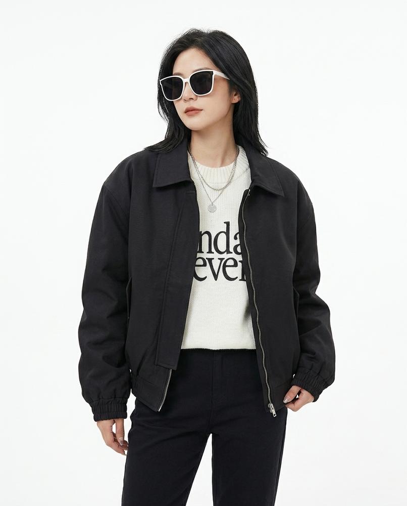 Heidi Outlet - Vadar | Oversized Reißverschluss Jacke Unisex