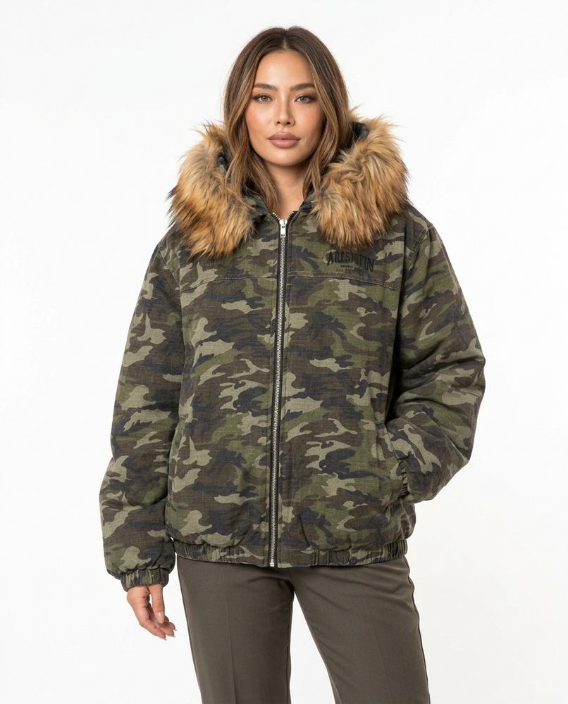 Heidi Outlet - Novan | Gefütterte Pelzbesetzte Jacke Damen