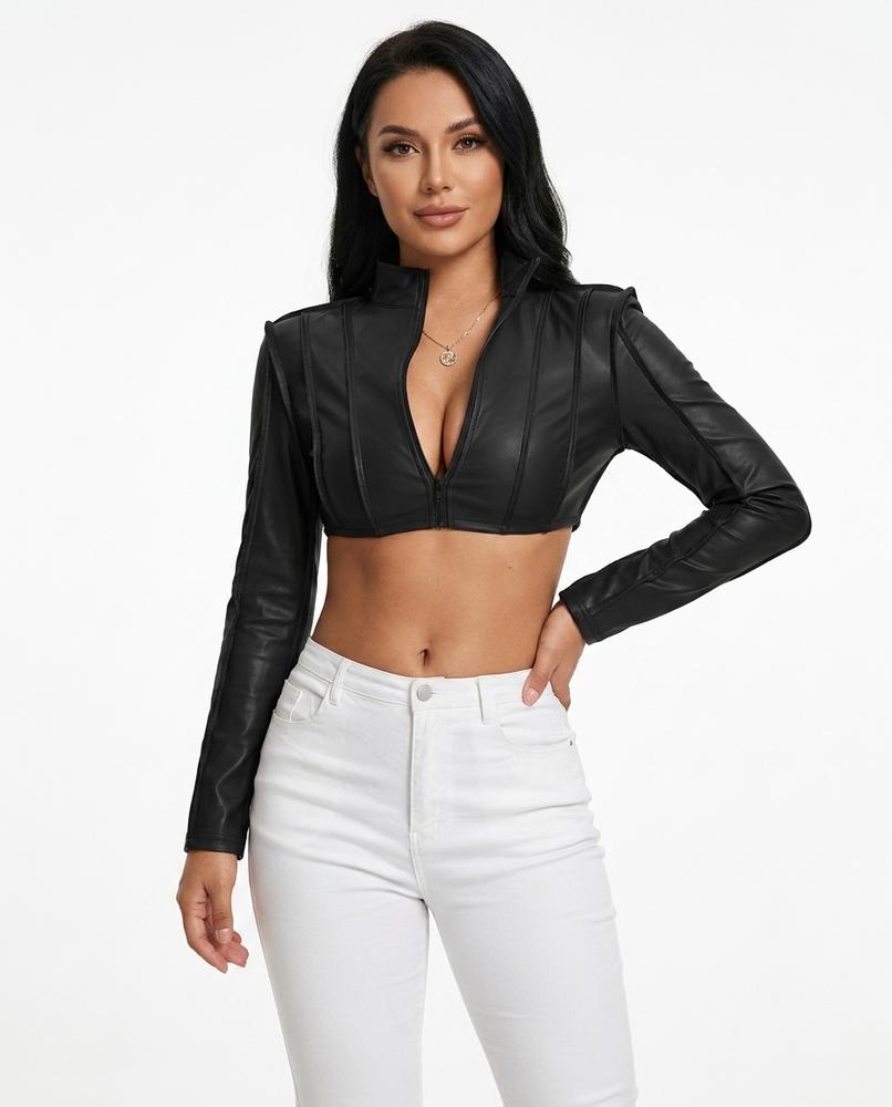 Heidi Outlet - Zalom | Kurz Geschnittene Figurbetonte Jacke Damen