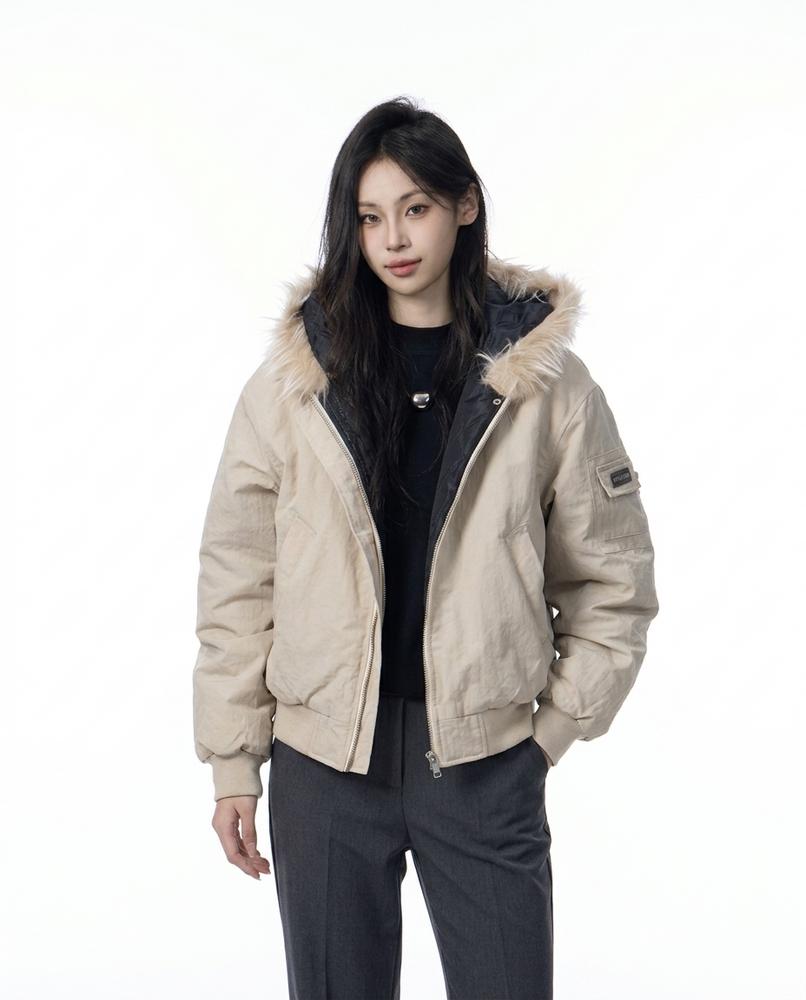 Heidi Outlet - Zemer | Gefütterte Fellbesetzte Jacke Damen