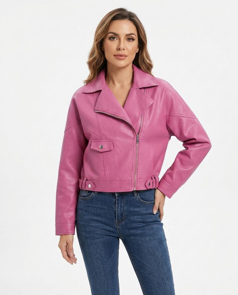 Heidi Outlet - Sevan | Kunstlederne Kurz Geschnittene Jacke Damen