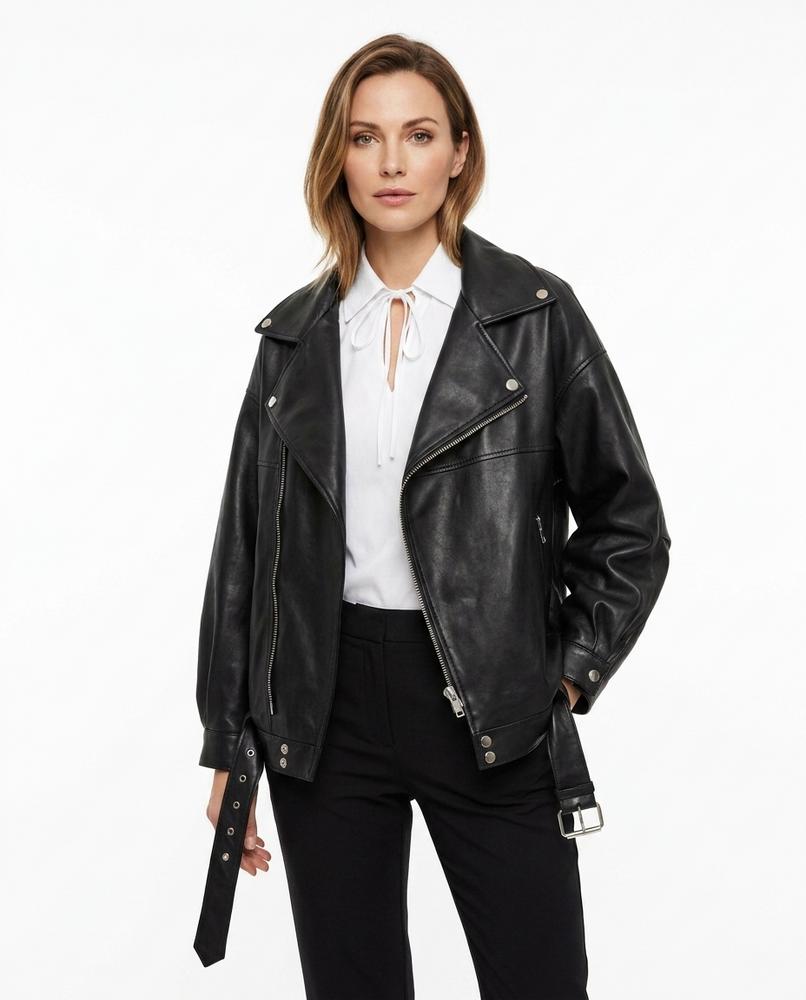 Heidi Outlet - Arsil | Übergroße Asymmetrische Jacke Damen