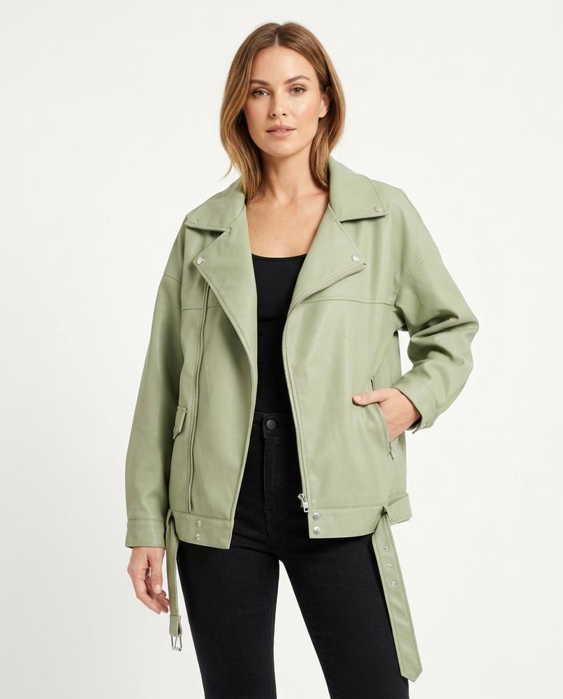 Heidi Outlet - Arsil | Übergroße Asymmetrische Jacke Damen