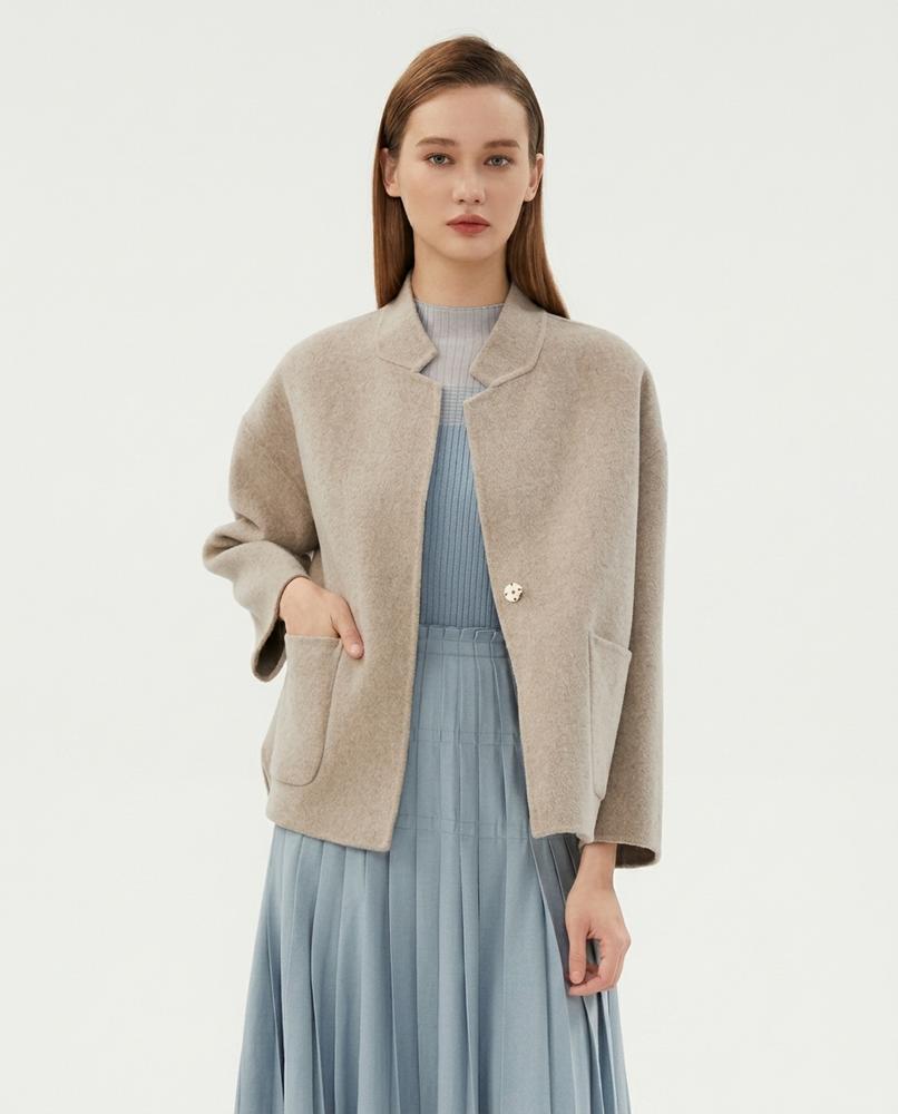 Heidi Outlet - Dadar | Rundhals Woll Jacke Damen
