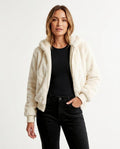 Heidi Outlet - Neram | Gefütterte Plüschige Jacke Damen