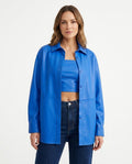 Heidi Outlet - Zevar | Weit Geschnittene Perforierte Jacke Damen