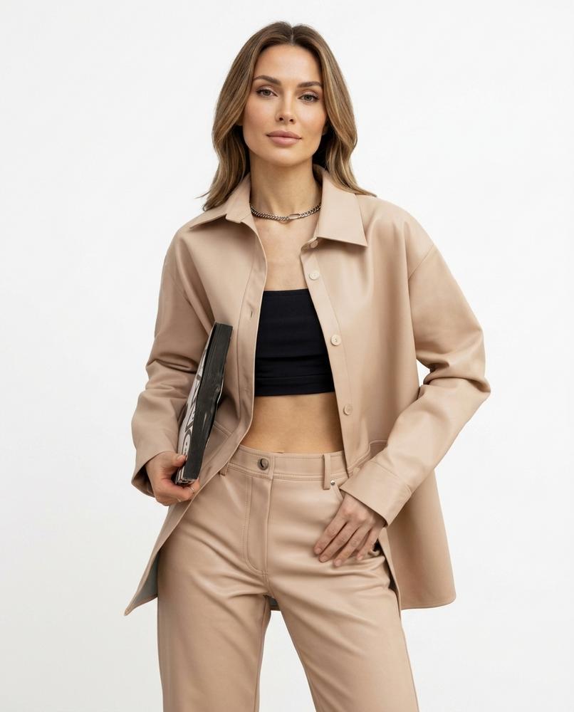 Heidi Outlet - Zevar | Weit Geschnittene Perforierte Jacke Damen
