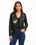 Heidi Outlet - Vamir | Bestickt Asymmetrisch Jacke Damen